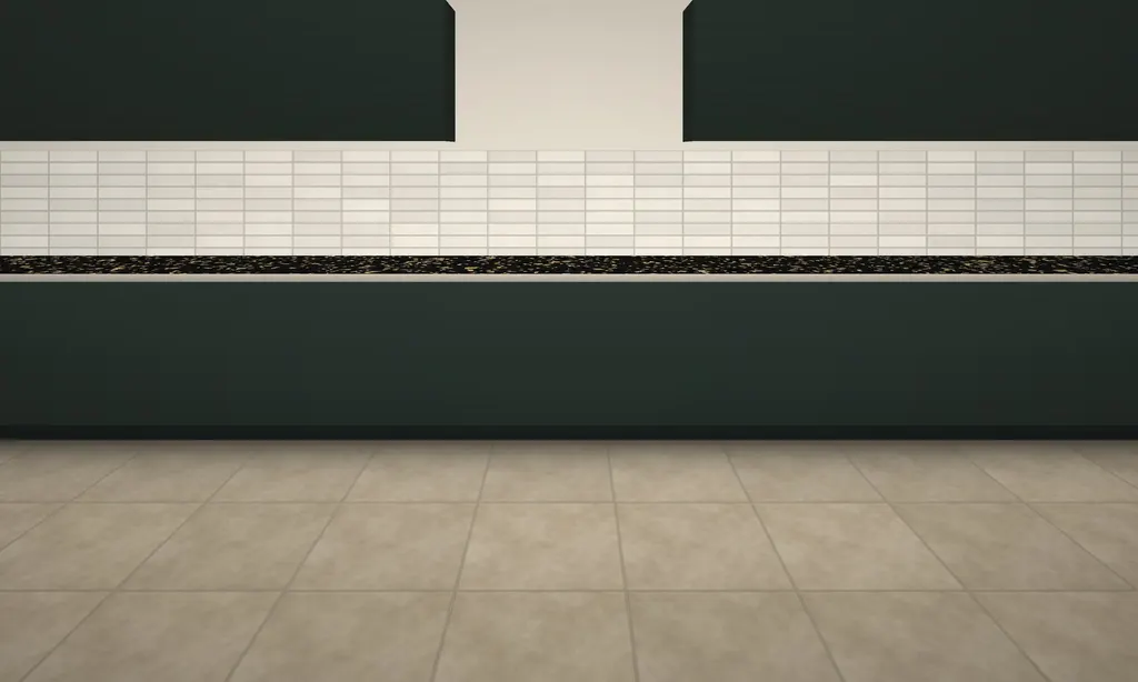 Black Galaxy in a kitchen (illustration)